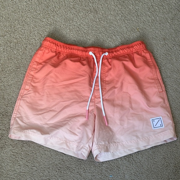 American Eagle Outfitters Other - American Eagle Men's Swim Shorts Trunks Ombre Orange Size Small